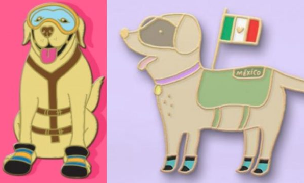 Fridamanía | Fuente: Twitter Frida, la perrita rescatista de la Marina, Frida, perros rescatistas del ejército, Fridamanía, terremoto en México, Un día con la Marina,