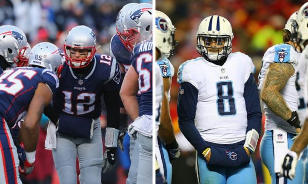 Titans y Patriots lucharan por un boleto