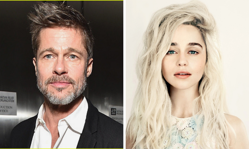 Brad Pitt demostró que tan fan es de ''Game of Thrones'', Game of Thrones, subasta benéfica para Haití, Brad Pitt pagó por ver ''Game of Thrones'' con Emilia Clarke