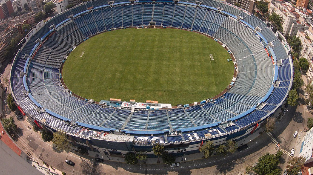 Estadio Azul Vsito desde un Dron en las alturas