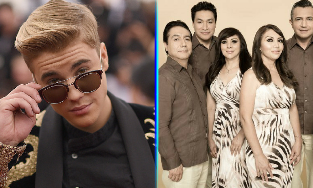 Los Ángeles Azules pusieron a bailar a Justin Bieber, Justin Bieber, Coachella