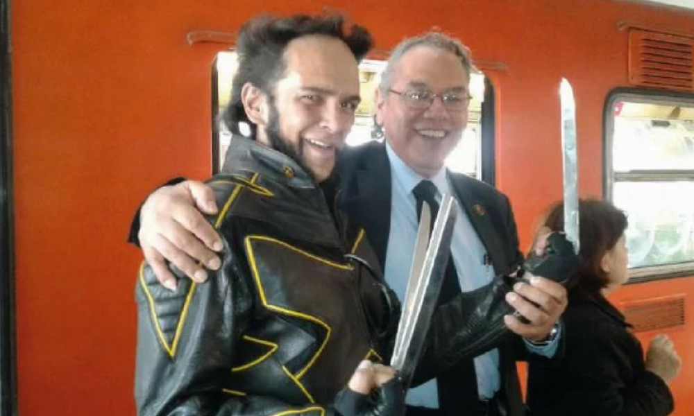 'Wolverine' es conductor del metro