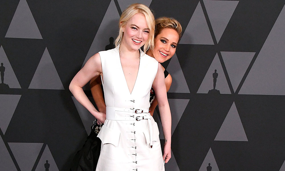 Emma Stone y Jennifer Lawrance