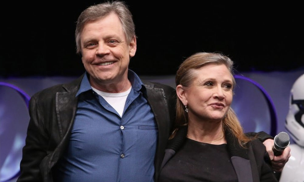 reemplazar la estrella de Donald Trump por Carrie Fisher