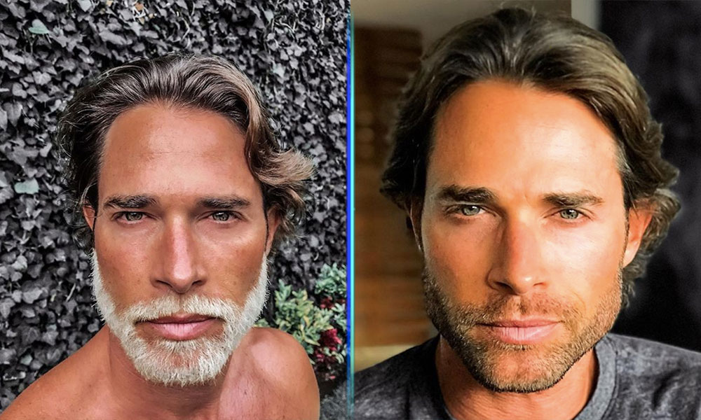 Sebastián Rulli se pinta la barba
