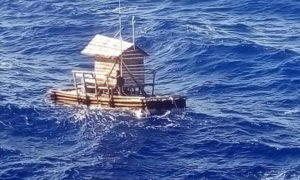 Adolescente estuvo 49 días en alta mar