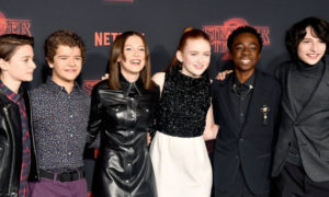 Se filtran escenas de Millie Bobby Brown