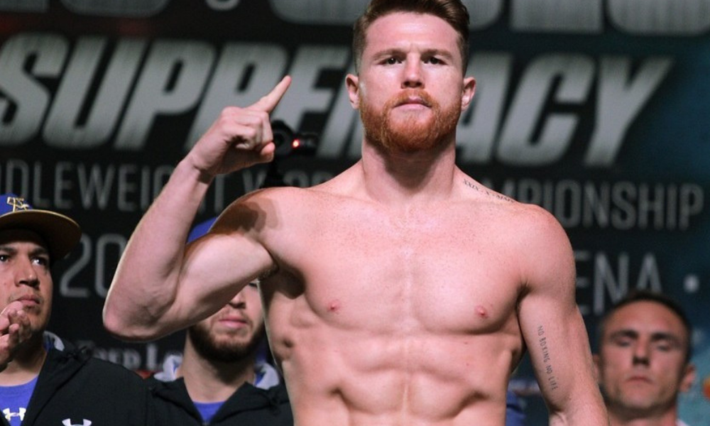 imagen del hijo del 'Canelo'