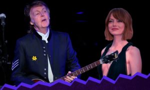 Emma Stone y Paul McCartney