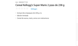 ‘Super Mario Cereal’