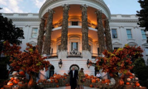 Casa Blanca se «disfrazó» de Halloween