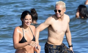 ‘Chicharito’ Hernández y Sarah Kohan