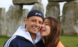 Chicharito y su nueva novia