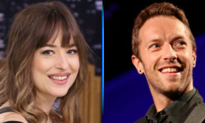 Dakota Johnson y Chris Martin