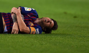 Messi se fracturó el brazo