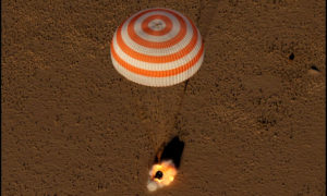 Astronautas volvieron a la Tierra