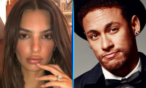Emily Ratajkowski y Neymar Jr