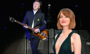 Emma Stone y Paul McCartney