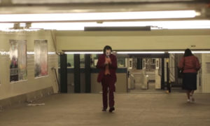 ‘Joker’ se pasea por el Metro