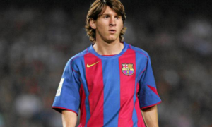 debut de Messi en el Barcelona