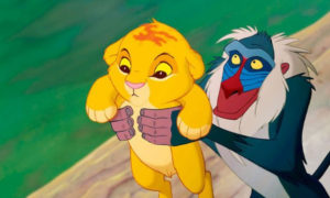 recrean escena de ‘El Rey León’