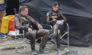 EXC Alexander Skarsgard and Eiza Gonzalez
