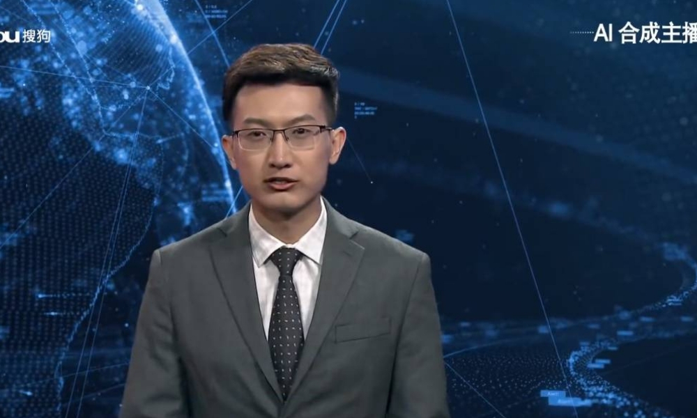 primer presentador de noticias con inteligencia artificial