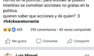 Facebook de Luis Miguel fue hackeado