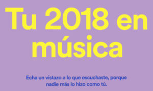 la música que más escuchaste en el 2018