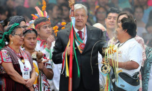 AMLO puso en marcha el Tren Maya