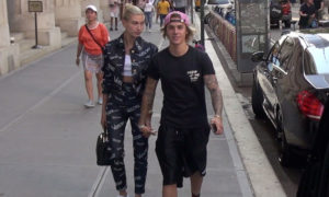 Hailey Baldwin y Justin Bieber en ‘The Simpsons’