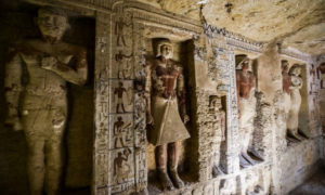 Egipto anunció el hallazgo de una tumba