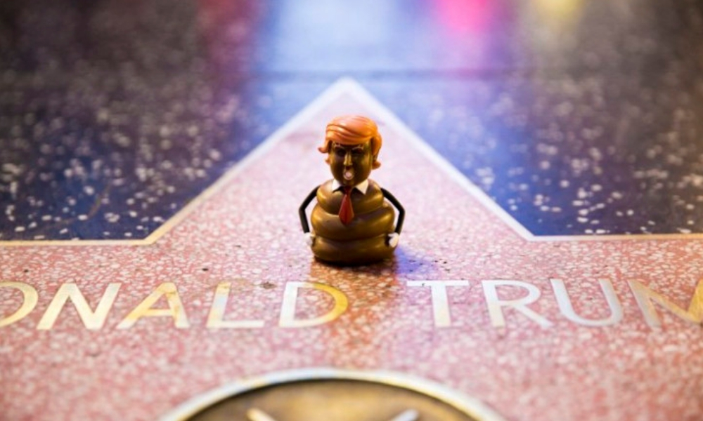 estrella de Trump en Hollywood