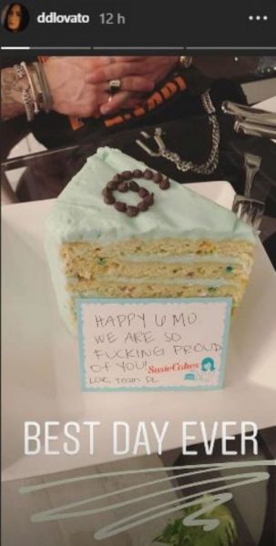 Demi Lovato celebró 6 meses de sobriedad