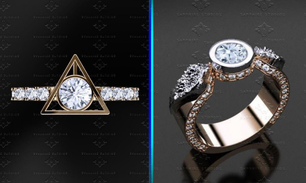 anillos de boda de 'Harry Potter'