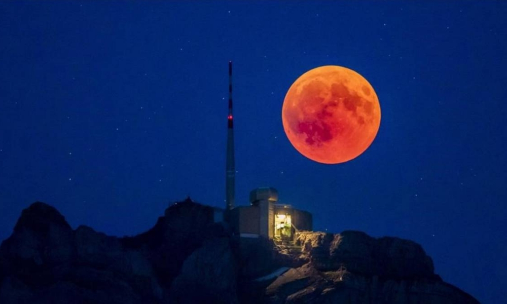 Eclipse lunar se podrá ver en todo el país