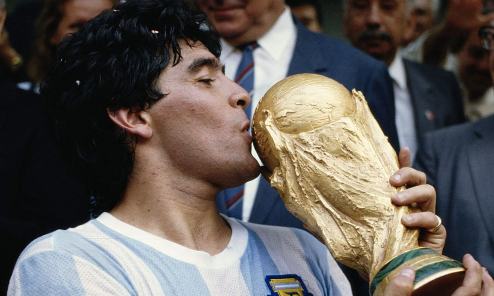 grabaciones de la bioserie de Maradona