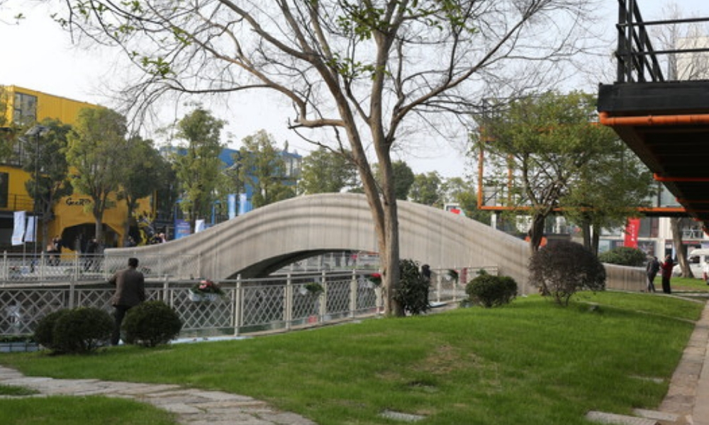 puente peatonal impreso en 3D