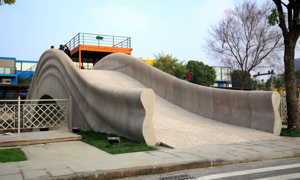 puente peatonal impreso en 3D