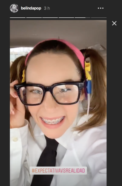 Belinda reveló por qué se puso brackets