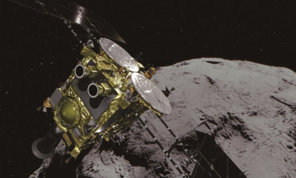 sonda espacial japonesa llegó a un asteroide