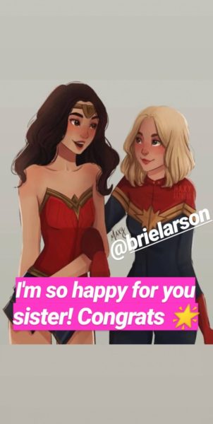 Gal Gadot felicitó a Brie Larson