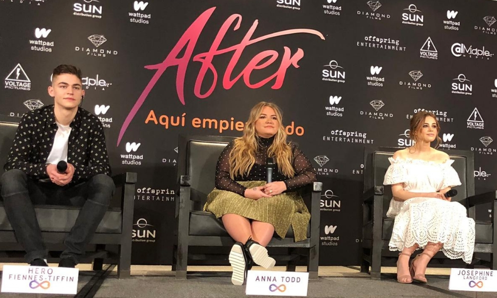 Protagonistas y autora de ‘After’ están en México
