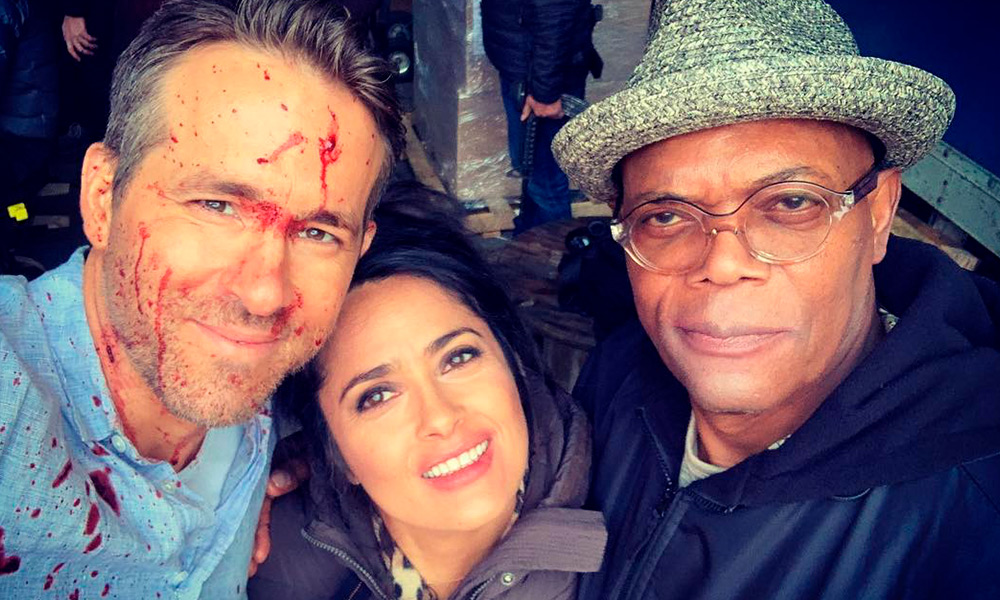 Ryan Reynolds presentó 'The Hitman's Wife's Bodyguard'
