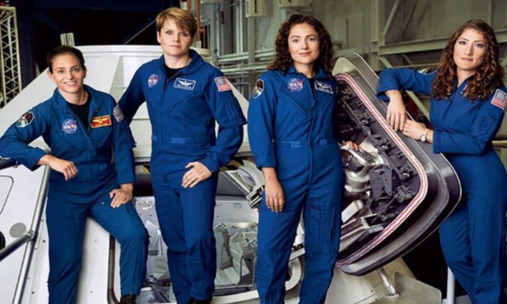 caminata espacial con mujeres astronautas