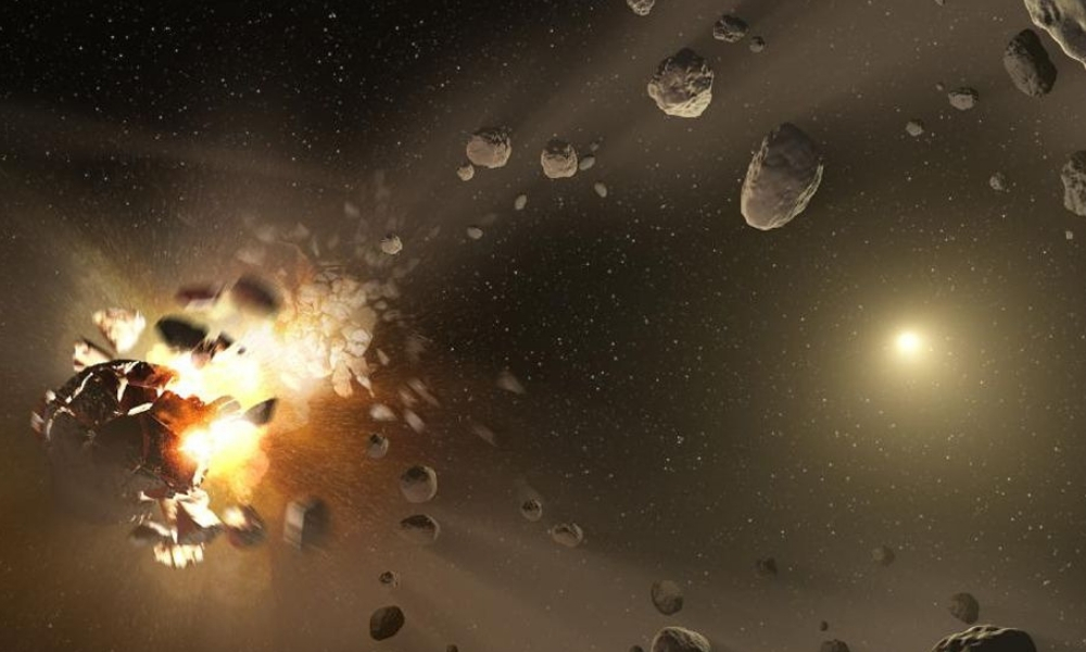 destruir un asteroide
