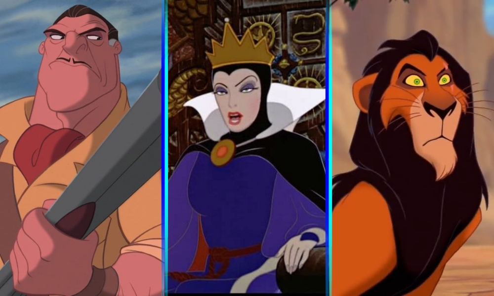 maldad de los villanos de Disney