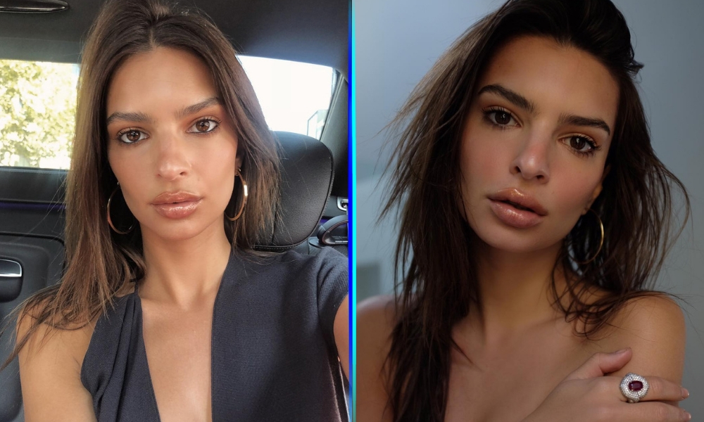 Emily Ratajkowski reveló los secretos de sus selfies
