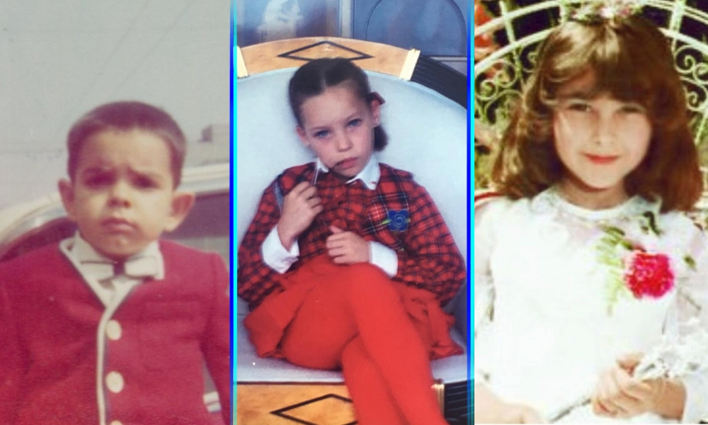Famosos publicaron fotos de cuando eran niños