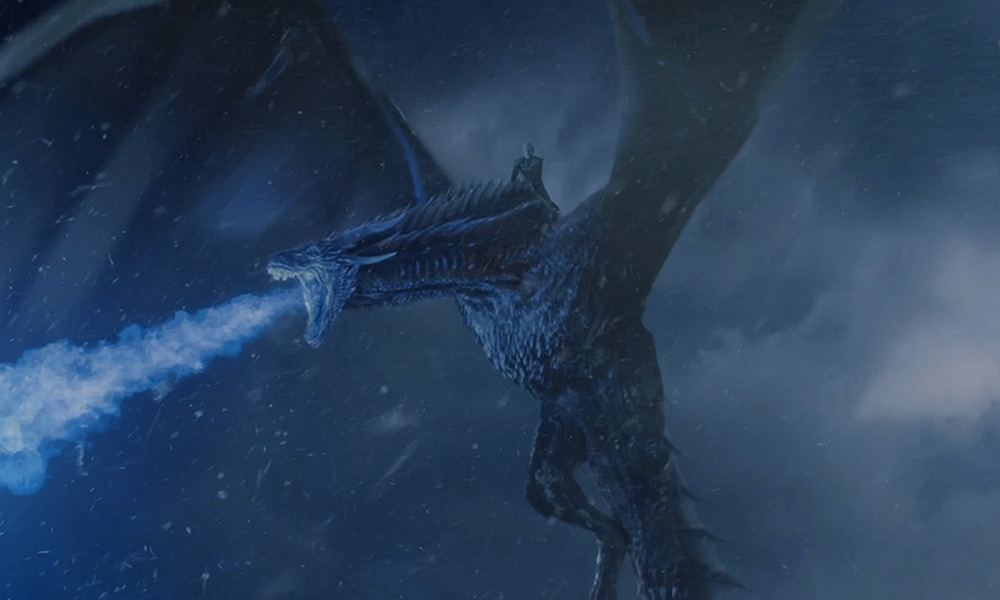'Viserion' de ‘Game of Thrones’ llegó a Nueva York
